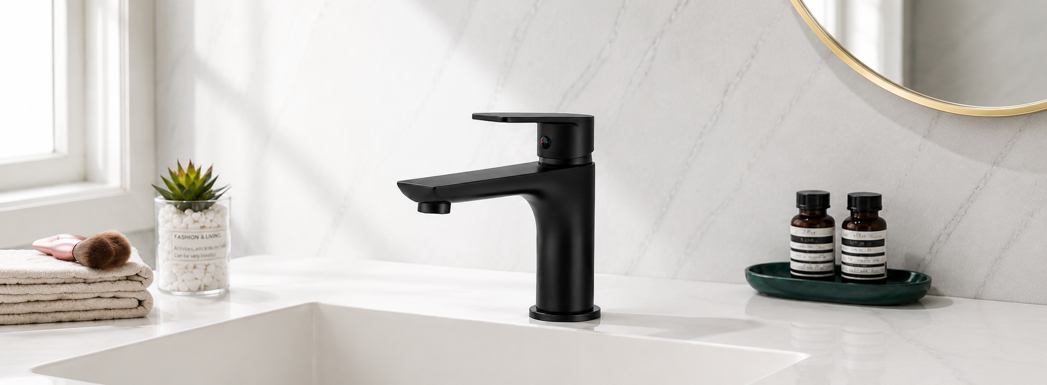 Black Bathroom Taps