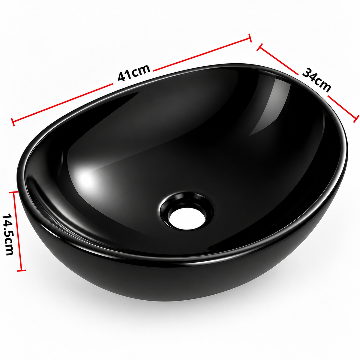 AB-4134-B basin dimensions 410 x 340 x 145 mm