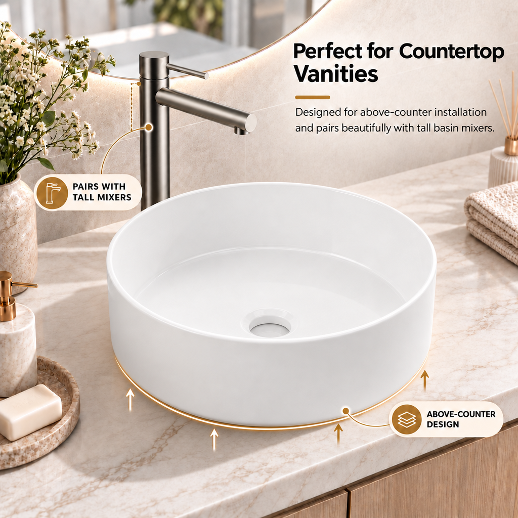 Noxwell AB-3535 above-counter bathroom vanity basin