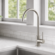 Stainless Steel Kitchen Faucet Tap Mixer High Arc Brushed 360° Swivel 362mm Noxwell KMSV-7470