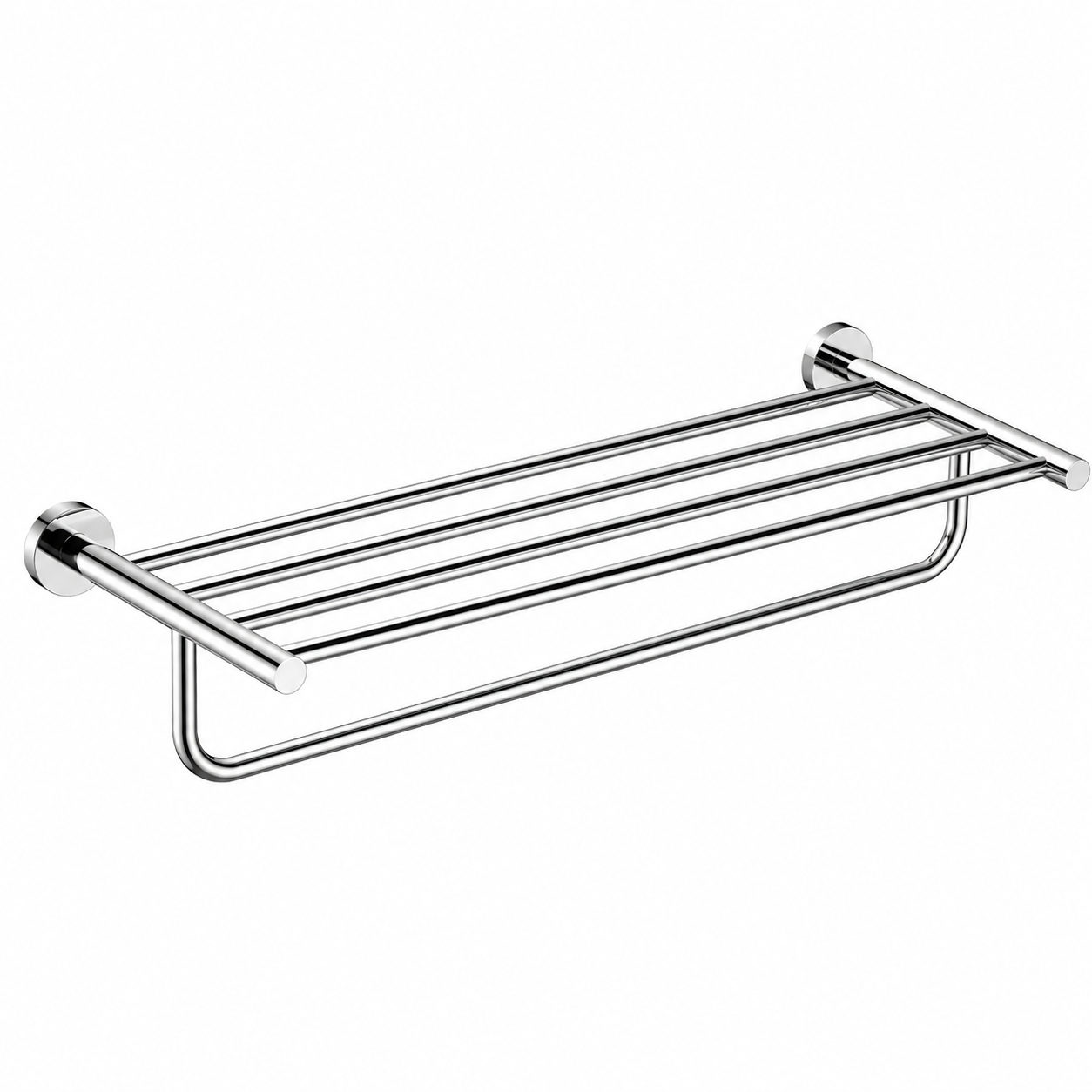 Stainless Steel Towel Rack with Rail 600mm Wall Mounted Noxwell BASV-3010