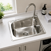 600x500mm Noxwell Brushed Stainless Steel Kitchen Sink | KSSV-6050