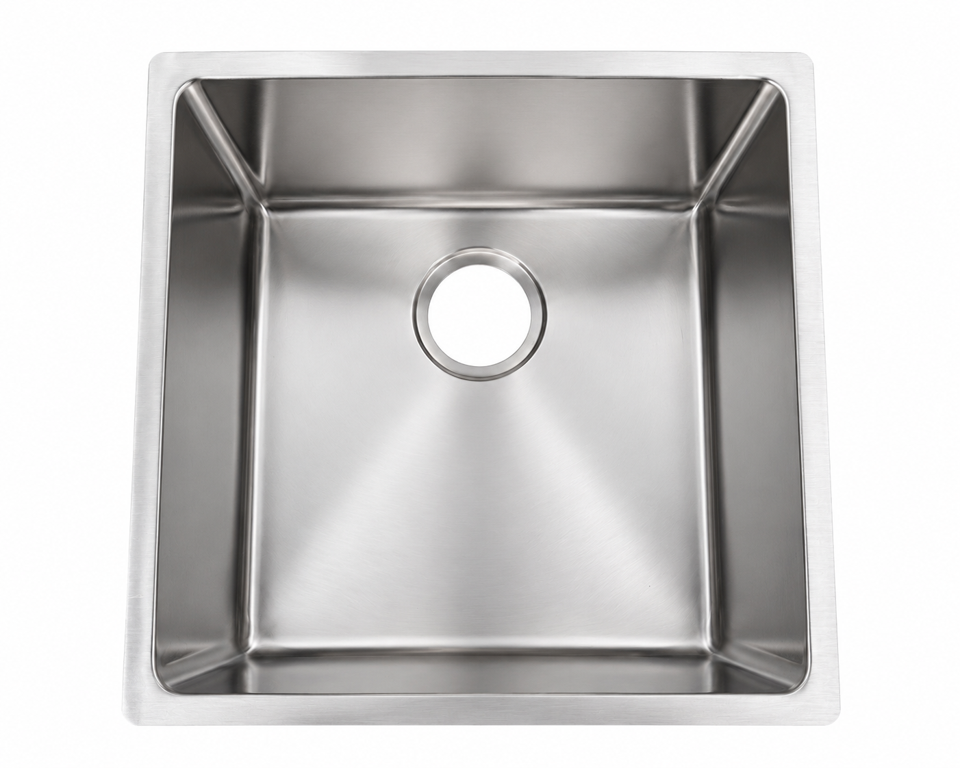 440x440mm Noxwell One-Piece Drawn Stainless Steel Kitchen Sink | KSSV-4444Pro