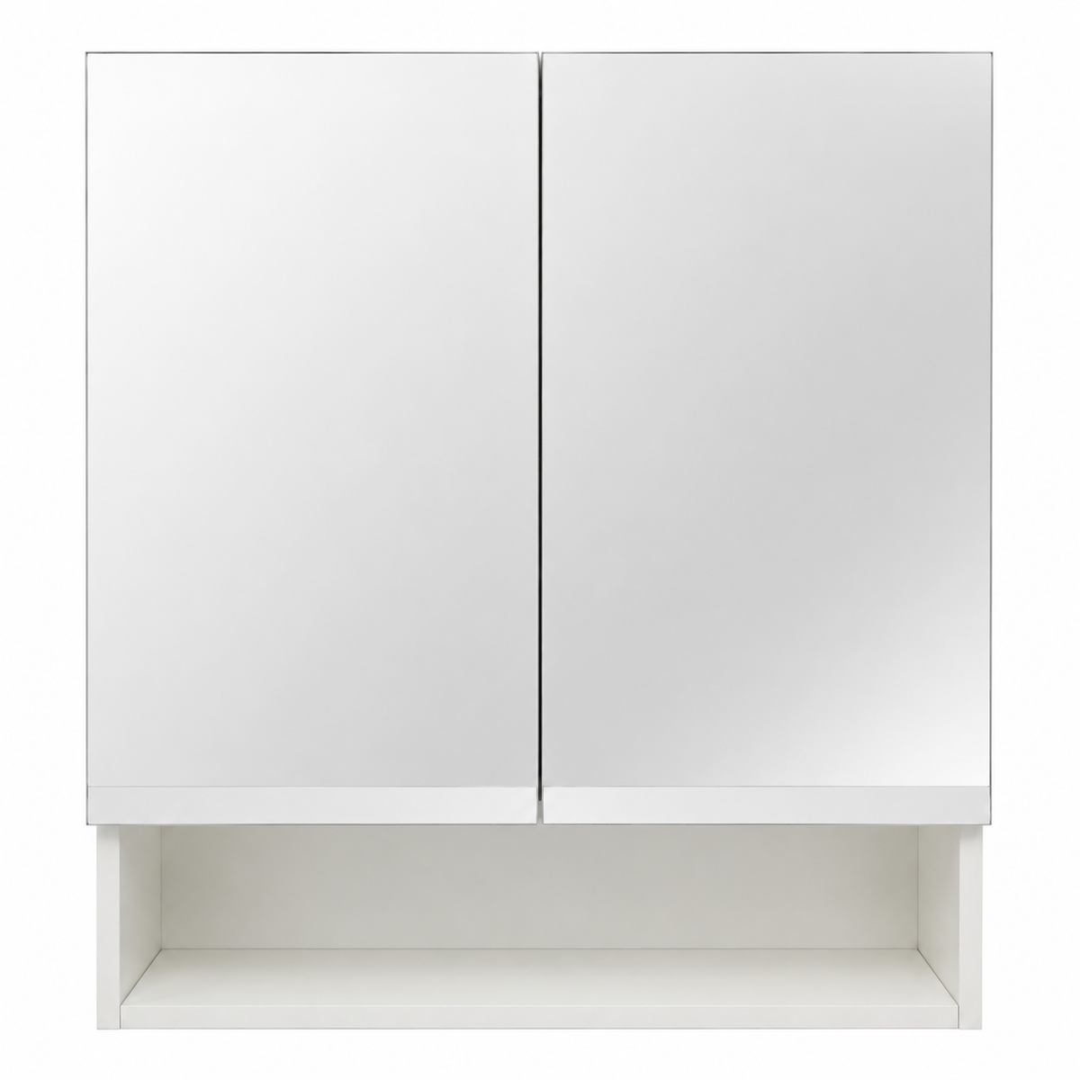 600mm Noxwell White Freestanding Bathroom Vanity 2-Door