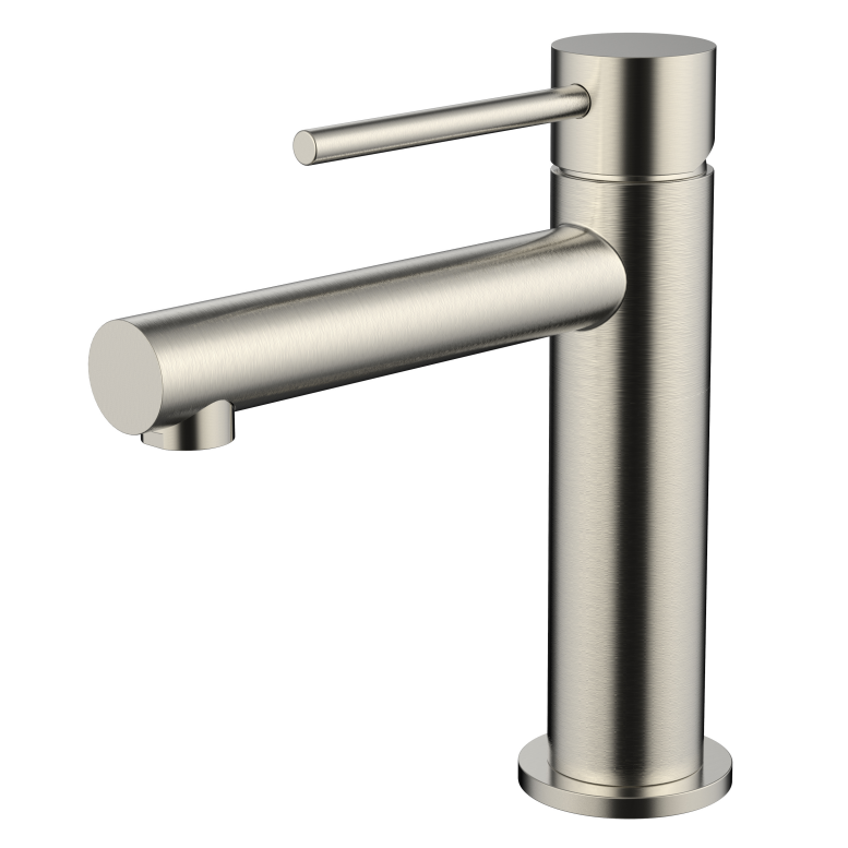 Bathroom Basin Tap Mixer Brushed Stainless Steel Single Lever 172mm Noxwell BMSV-1470