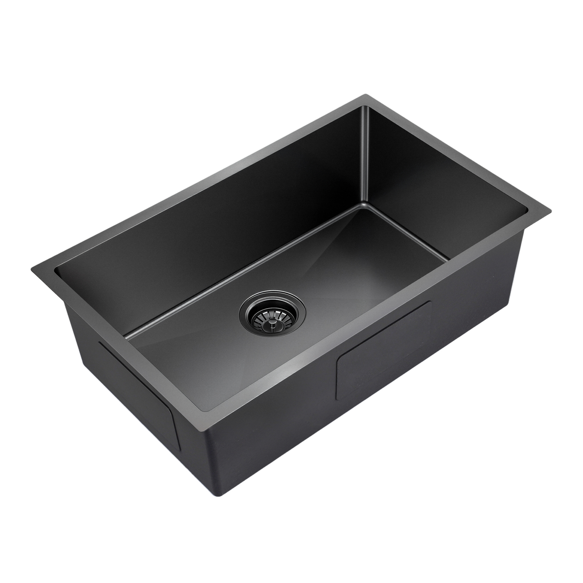 Noxwell KSBL-7145 gunmetal black single bowl kitchen sink
