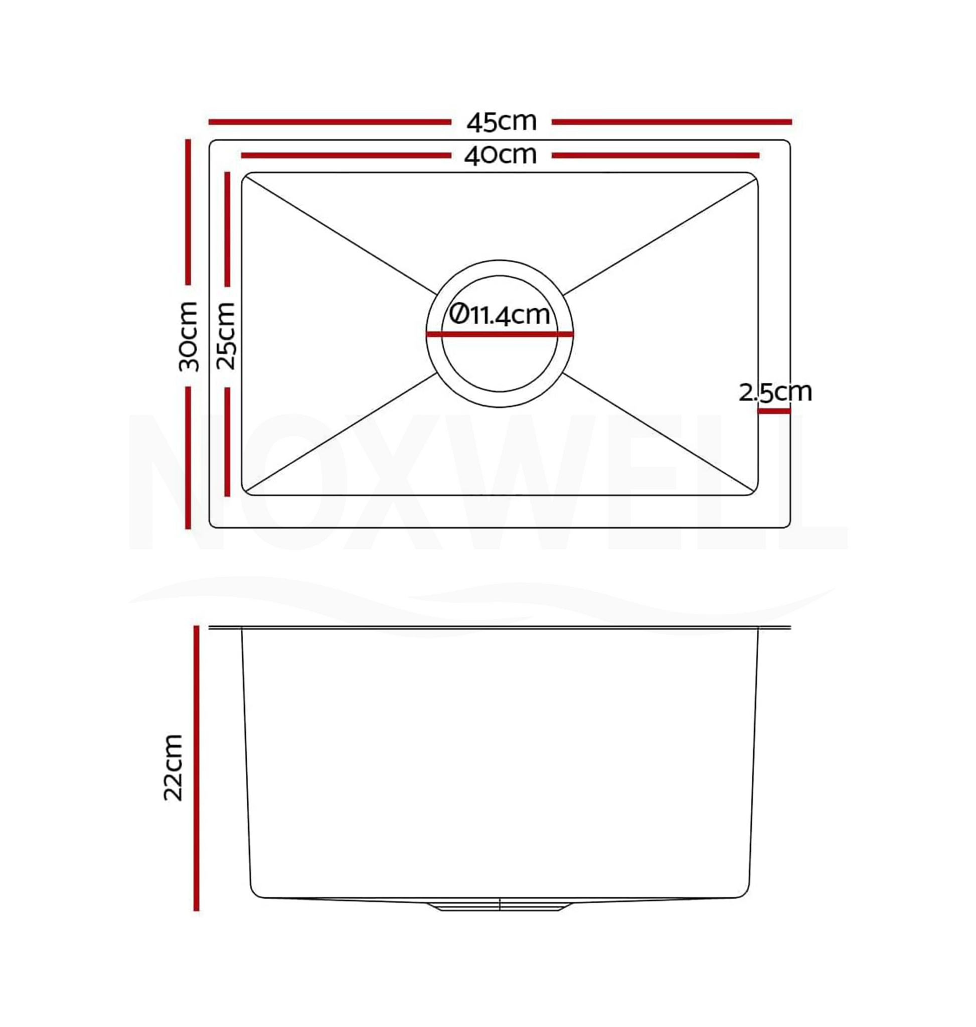 KSSV-4530 - 450x300mm - Diagram