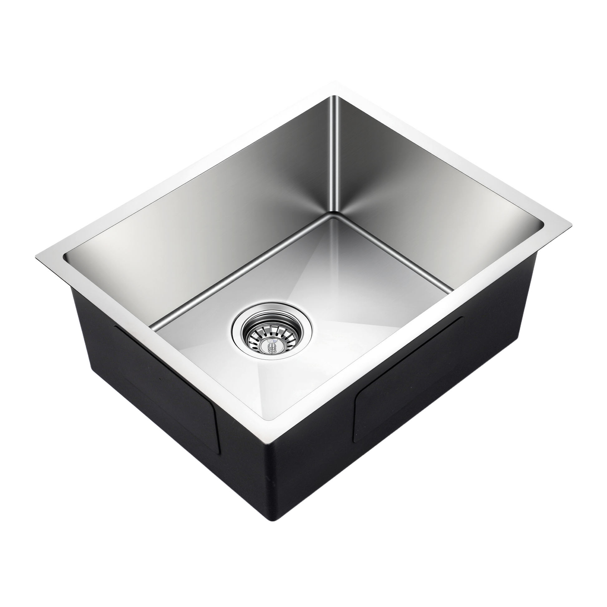 Noxwell 550×450mm Brushed Stainless Steel Single Bowl Kitchen Sink
