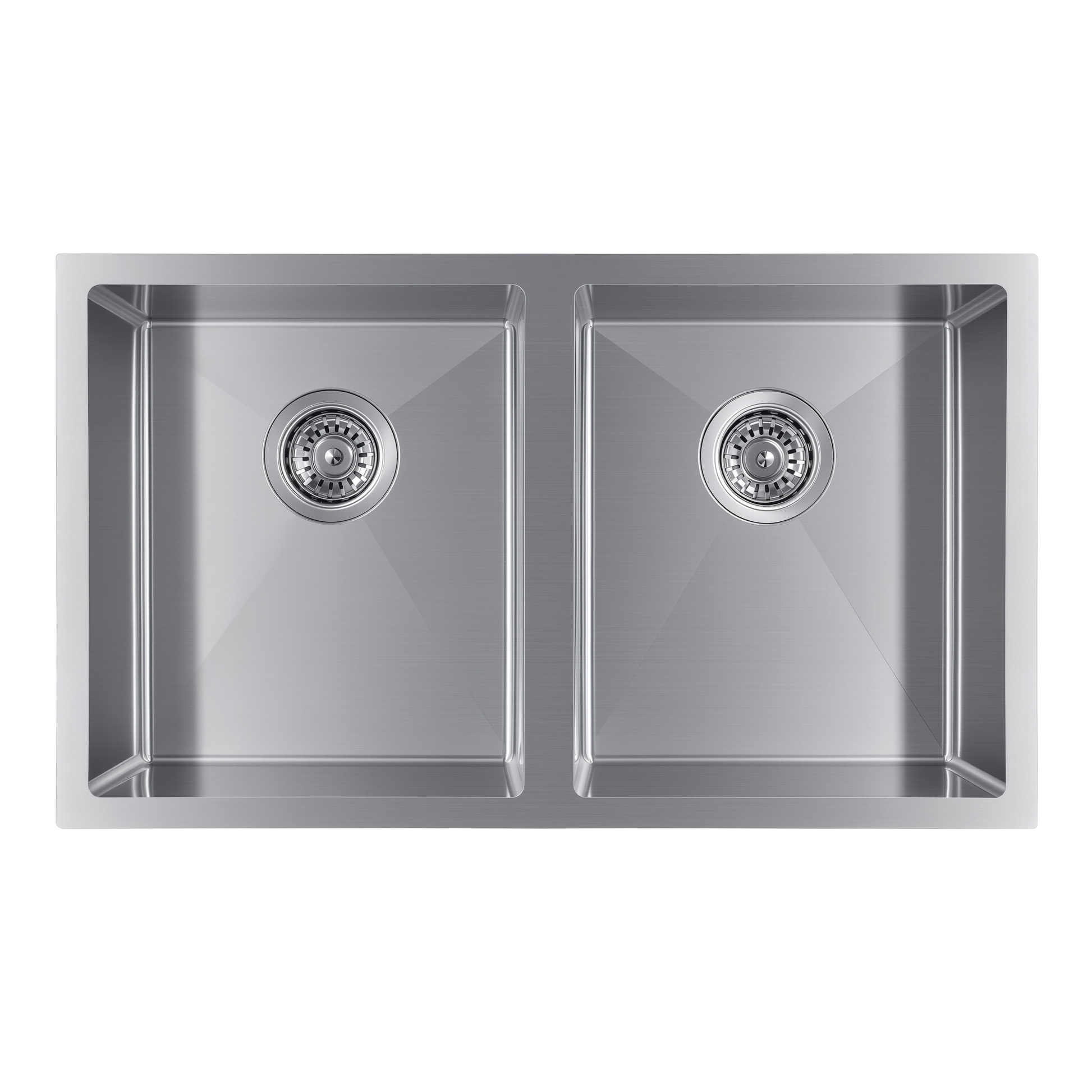 Top View 770×450mm Double Bowl Kitchen Sink