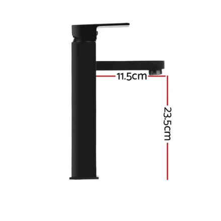 Noxwell Solid Brass Body High Stand Mixer Tap Black color